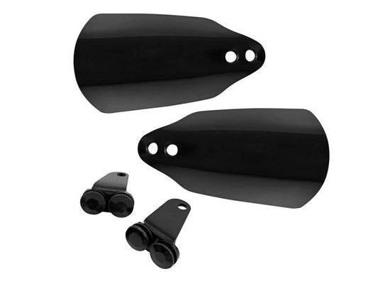 Handguards - Black. Fits Softail 1996-2014, Dyna 1996-2017, Sportster 1996-2003 & Touring 1996-2007 with Cable Clutch. - Memphis Shades