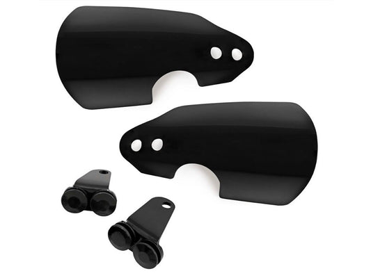 Handguards - Black. Fits Road King Special 2017-2020 running OEM Front Indicators. - Memphis Shades