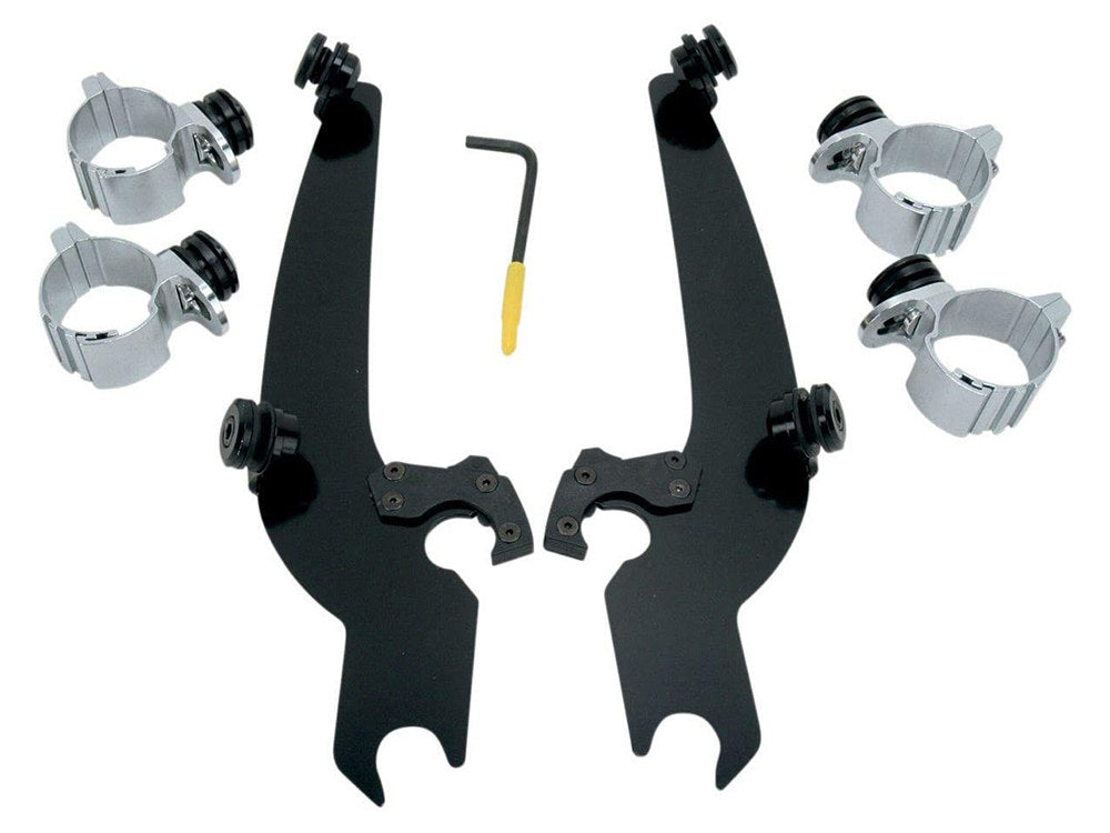 Windshield Mount Kit. Fits most Narrow Glide HD models. - Memphis Shades