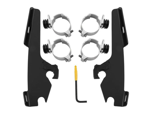 Black Batwing Fairing Trigger-Lock Mounting Hardware. Fits Breakout 2013-2017 & Dyna Wide Glide 2006-2017 & Fat Bob 2008-2017. - Memphis Shades