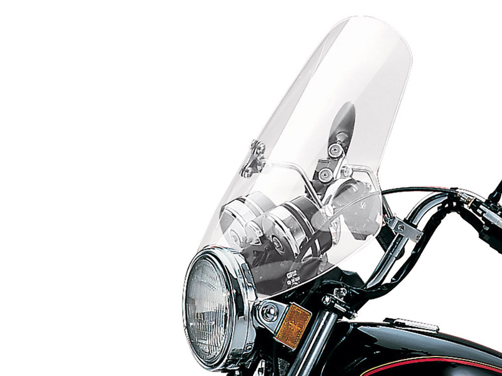 Demon Solar/Tinted Handlebar Mount Windshield. 18in. High x 21in. Wide. - Memphis Shades