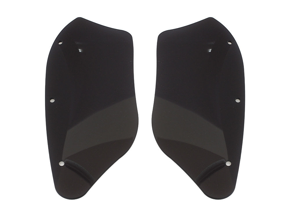 Wind Deflectors - Black. Fits Memphis Shades Batwing Fairing Only - Memphis Shades