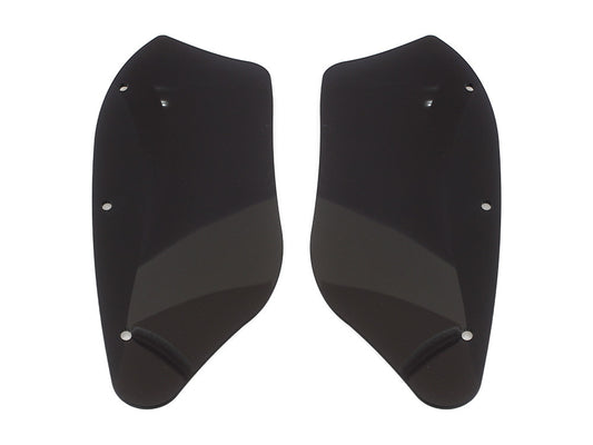 Wind Deflectors - Black. Fits Memphis Shades Batwing Fairing Only - Memphis Shades