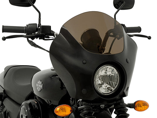 Gauntlet Quarter Fairing. Fits Dyna Low Rider 2014-2017, Sportster 1200C 2011-2021 & Street 500 2015-2020. - Memphis Shades