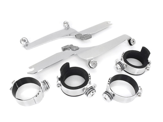 Windshield Mount Kit. Fits Yamaha V-Star XVS650 & 1100 Classic Models 1998up. - Memphis Shades