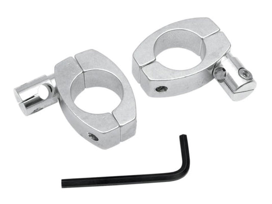 1-1/4in. Handlebar Clamps. Fits Memphis Shades Handlebar Mount Windshield. - Memphis Shades