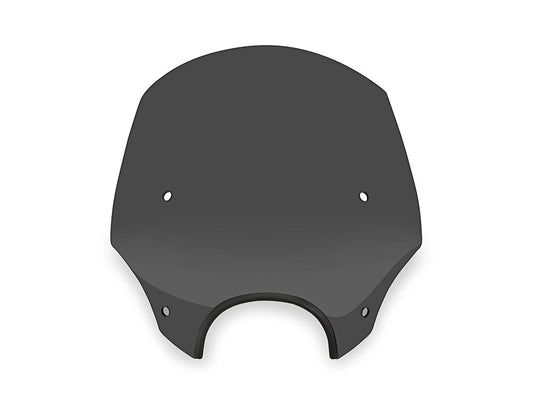El Paso Windshield. Dark Black Smoke. 15in. High. Fits models with 7in. Headlights. - Memphis Shades