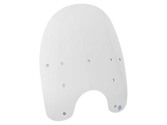 OEM Style Replacement Plastic Windshield. Clear - 21in. High. Fits FLST Softail Models 1986-2017. - Memphis Shades