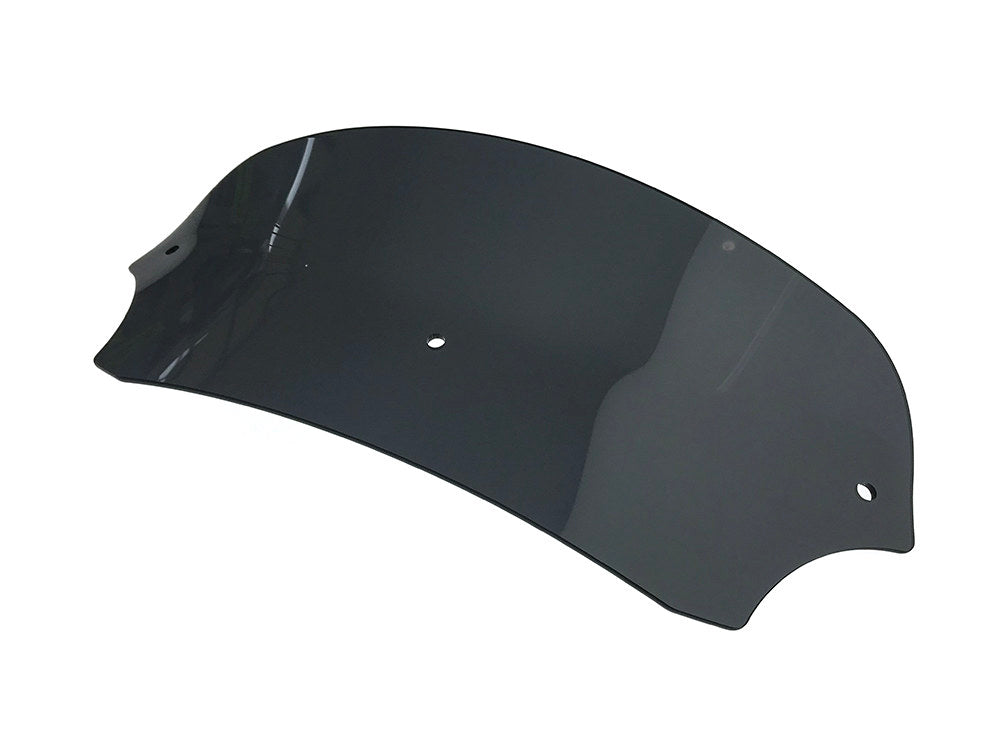 Standard Windshield for Memphis Shades Batwing Fairing. 5in. High, Dark Black. - Memphis Shades