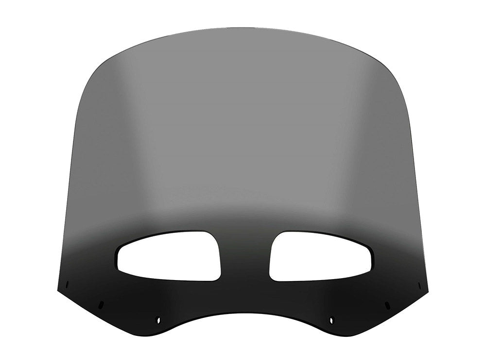 Vented Road Warrior Windshield - 13in. Black Smoke - Memphis Shades