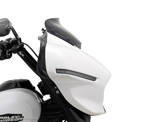 2in. Spoiler Windshield - Dark Smoke. Fits CVO Street Glide 2023up & Street Glide 2024up - Memphis Shades