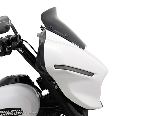 4in. Spoiler Windshield - Dark Smoke. Fits CVO Street Glide 2023up & Street Glide 2024up - Memphis Shades