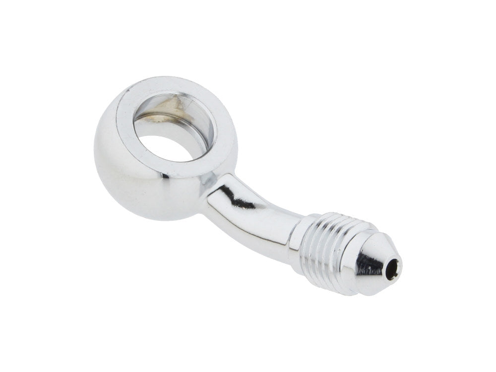 Chrome 3/8in. (10mm) ID, 35 Degree Banjo - Male #3 End. - Magnum Shielding