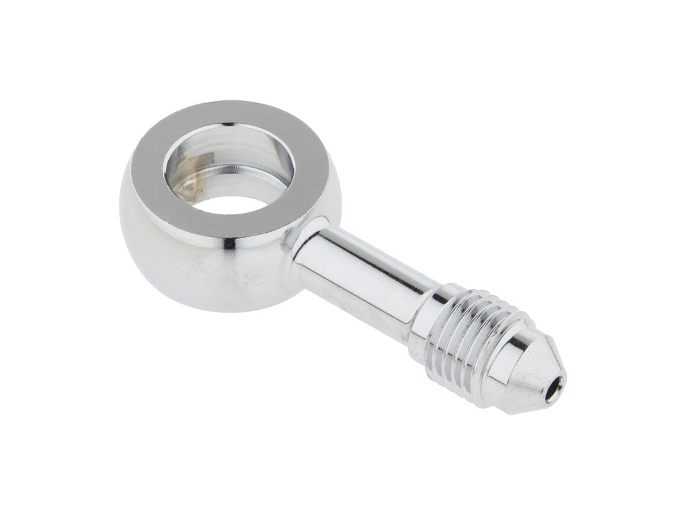 Chrome 7/16in. ID, 180 Degree Straight Banjo - Male #3 End. - Magnum Shielding