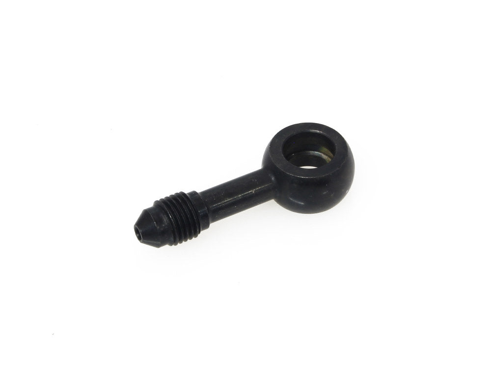 Black 3/8in. (10mm) ID, 180 Degree Straight Banjo - Male #3 End. - Magnum Shielding