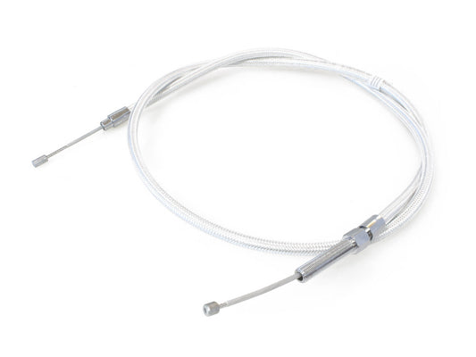 52in. Clutch Cable - Sterling Chromite. Fits 4Spd Big Twin 1968-1986 - Magnum Shielding