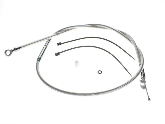 63in. Clutch Cable - Sterling Chromite. Fits Sportster 1986-2003. - Magnum Shielding