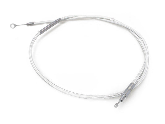 71in. Clutch Cable - Sterling Chromite. Fits 5Spd Big Twin 1987-2006 - Magnum Shielding