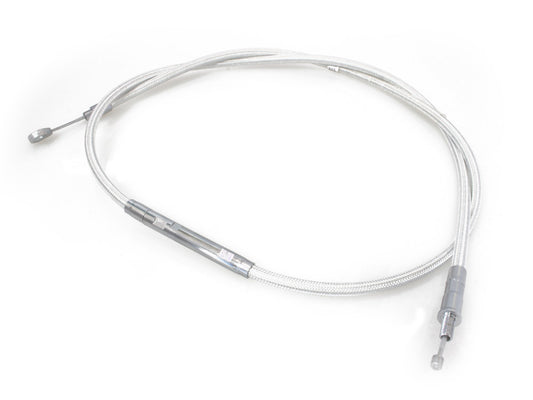 65in. Clutch Cable - Sterling Chromite. Fits 5Spd Big Twin 1987-2006 - Magnum Shielding