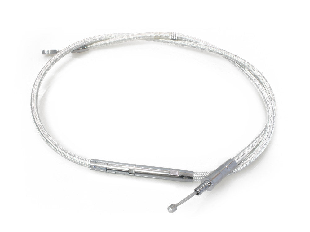62in. Clutch Cable - Sterling Chromite. Fits 5Spd Big Twin 1987-2006 - Magnum Shielding
