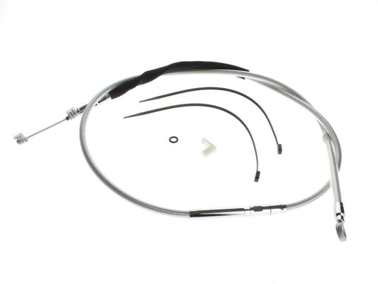 63in. Clutch Cable - Sterling Chromite. Fits Touring 2008-2016 and 2021-2024. - Magnum Shielding