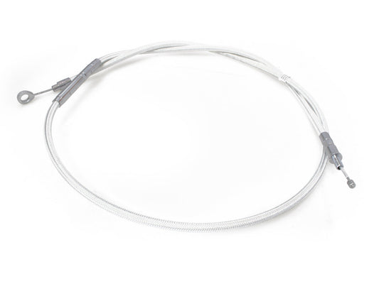 55in. Clutch Cable - Sterling Chromite. Fits Sportster 2004-2021 - Magnum Shielding