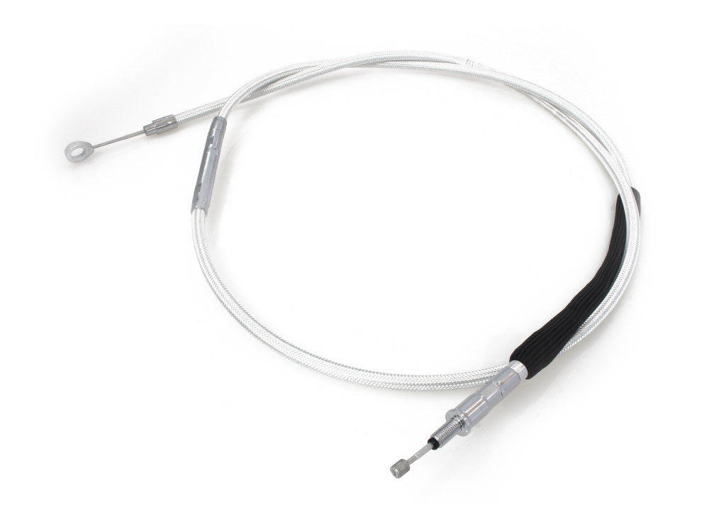 79in. Clutch Cable - Sterling Chromite. Fits Softail 2007-2024 & Dyna 2006-2017. - Magnum Shielding