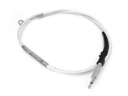65in. Clutch Cable - Sterling Chromite. Fits Softail 2007-2024 & Dyna 2006-2017. - Magnum Shielding