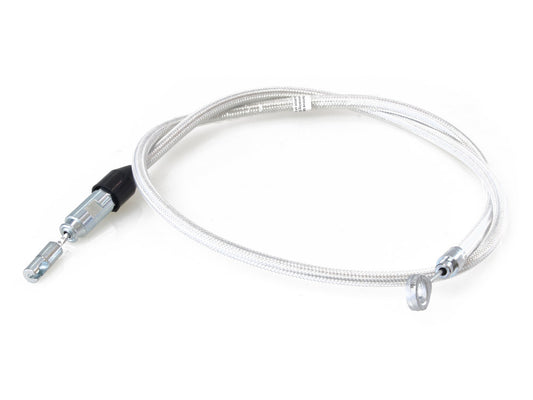 48in. Quick Connect Upper Clutch Cable - Sterling Chromite. Fits Softail 2018-2024 & Most Touring 2021-2024 - Magnum Shielding