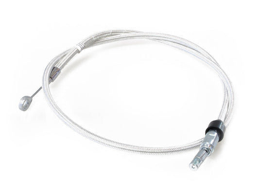 50in. Quick Connect Upper Clutch Cable - Sterling Chromite. Fits Softail 2018-2024 & Most Touring 2021-2024 - Magnum Shielding