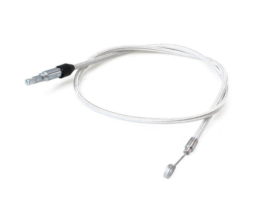 54in. Quick Connect Upper Clutch Cable - Sterling Chromite. Fits Softail 2018-2024 & Most Touring 2021-2024 - Magnum Shielding