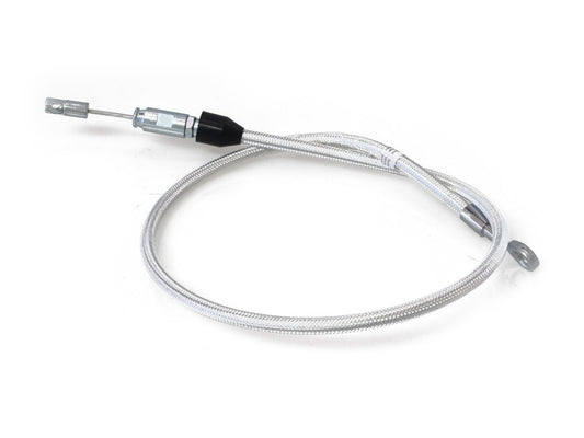 36in. Quick Connect Upper Clutch Cable - Sterling Chromite. Fits Softail 2018-2024 - Magnum Shielding