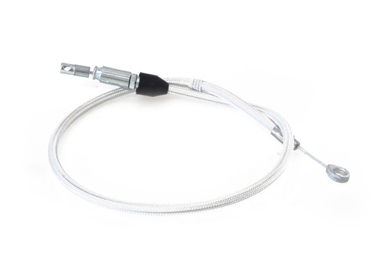 34in. Quick Connect Upper Clutch Cable - Sterling Chromite. Fits Softail 2018-2024 - Magnum Shielding