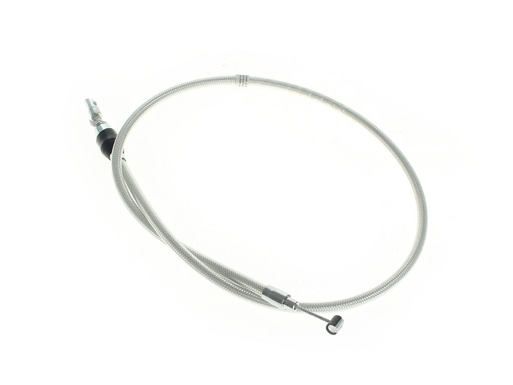 38in. Quick Connect Upper Clutch Cable - Sterling Chromite. Fits Softail 2025up - Magnum Shielding