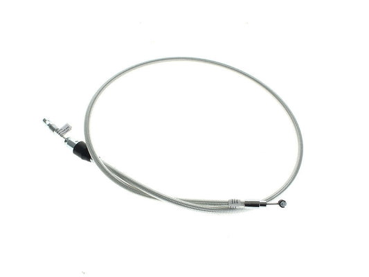 47in. Quick Connect Upper Clutch Cable - Sterling Chromite. Fits Street Glide 2024up & Softail 2025up - Magnum Shielding