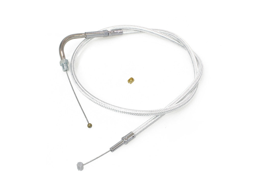 36in. Throttle Cable - Sterling Chromite. Fits Big Twin 1990-1995. - Magnum Shielding