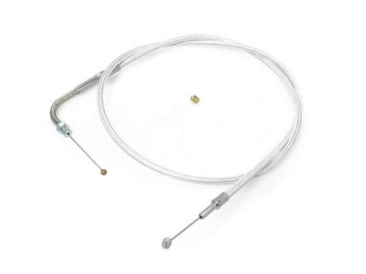 39-1/2in. Throttle Cable - Sterling Chromite. Fits Big Twin 1981-1988. - Magnum Shielding
