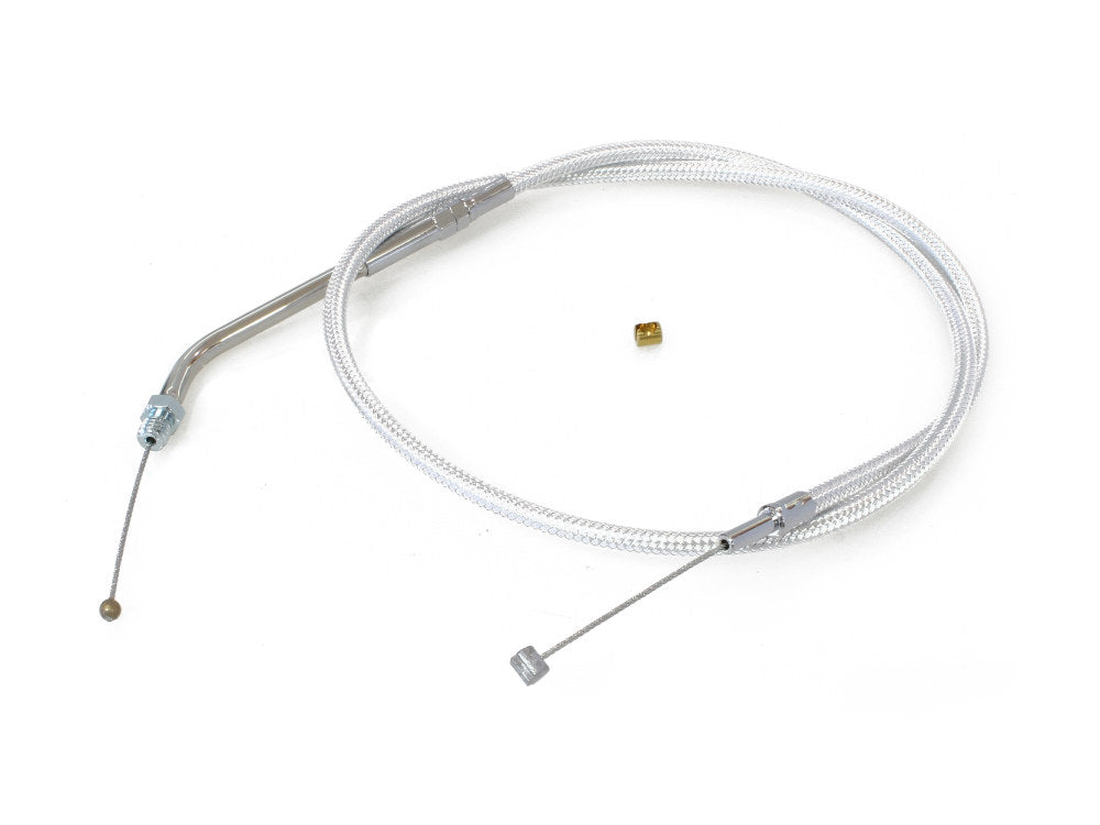 Throttle Cable with - Sterling Chromite. Fits Sportster 1986-1987. - Magnum Shielding