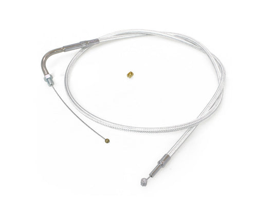 32-1/2in. Throttle Cable - Sterling Chromite. Fits Big Twin 1990-1995. - Magnum Shielding