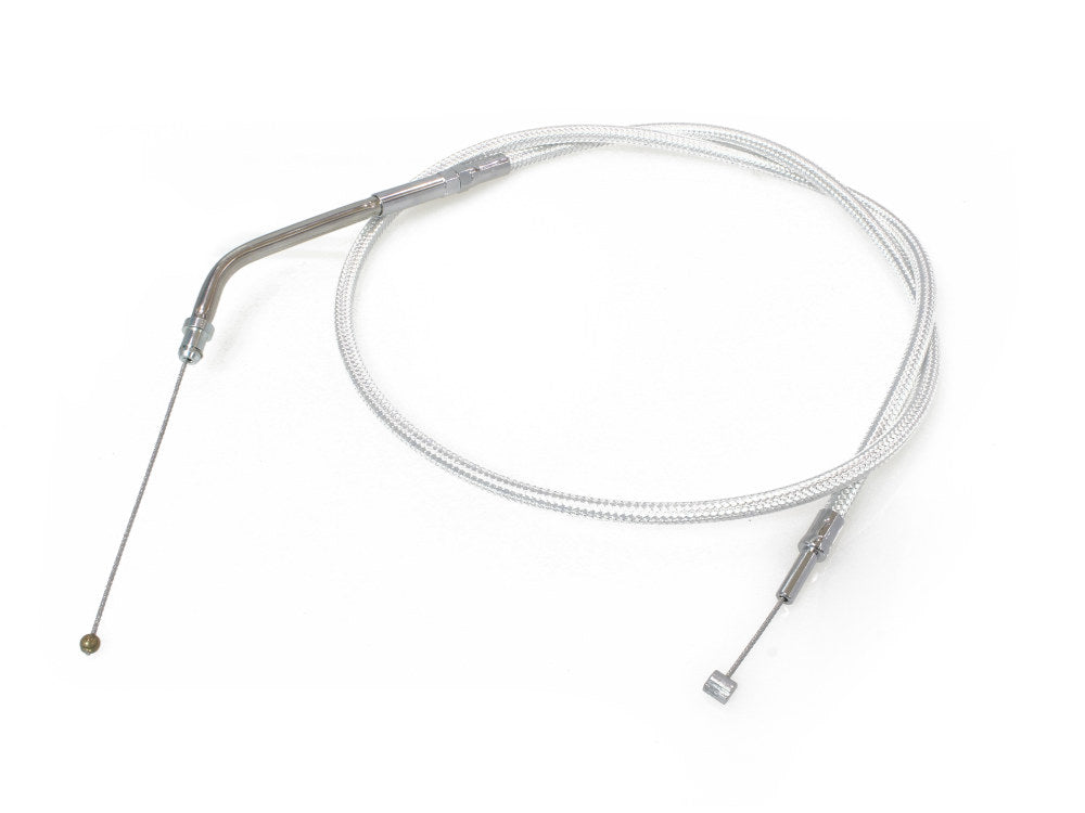 34-3/4in. Throttle Cable - Sterling Chromite. Fits Sportster 1996-2006. - Magnum Shielding