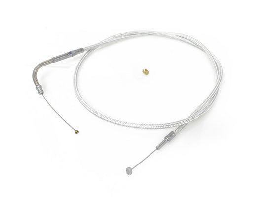 42-1/2in. Throttle Cable - Sterling Chromite. Fits Big Twin 1996-2001 with Magnetti Marelli EFI - Magnum Shielding