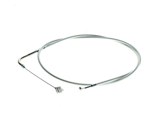 50-1/2in. Throttle Cable - Sterling Chromite. Fits Big Twin 1996-2001 with Magnetti Marelli EFI - Magnum Shielding