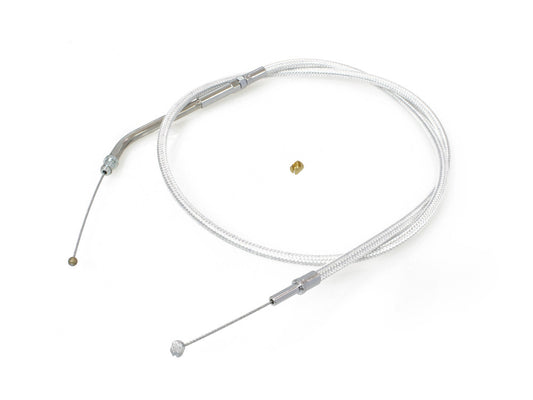 40in. Throttle Cable - Sterling Chromite. Fits Sportster 2007-2021. - Magnum Shielding