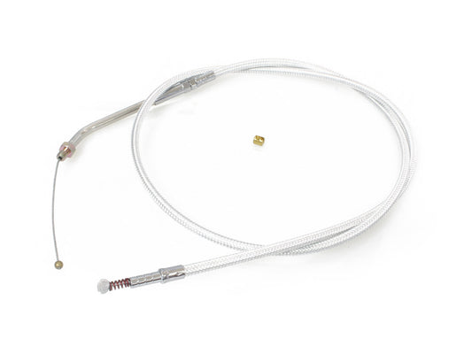 44-1/2in. Idle Cable - Sterling Chromite. Fits Big Twin 1981-1988. - Magnum Shielding