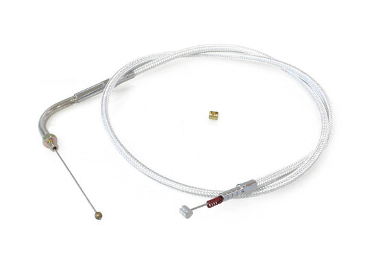 33-1/2in. Idle Cable - Sterling Chromite. Fits Big Twin 1981-1988. - Magnum Shielding