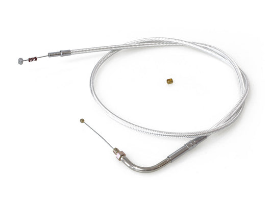 39-1/2in. Idle Cable - Sterling Chromite. Fits Big Twin 1981-1988. - Magnum Shielding