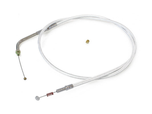 42-1/2in. Idle Cable - Sterling Chromite. Fits Big Twin 1981-1988. - Magnum Shielding