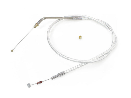 38-3/4in. Idle Cable - Sterling Chromite. Fits Sportster 1996-2006. - Magnum Shielding