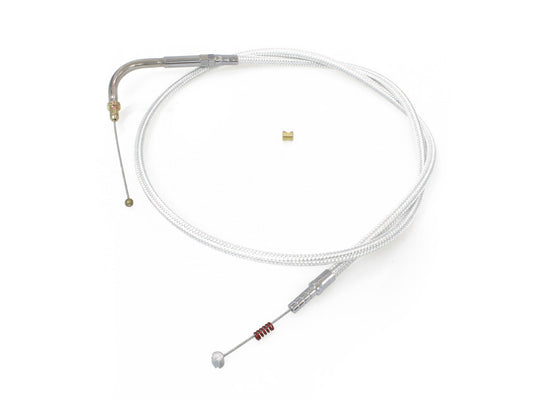 40-3/4in. Idle Cable - Sterling Chromite. Fits Big Twin 1996-2017. - Magnum Shielding