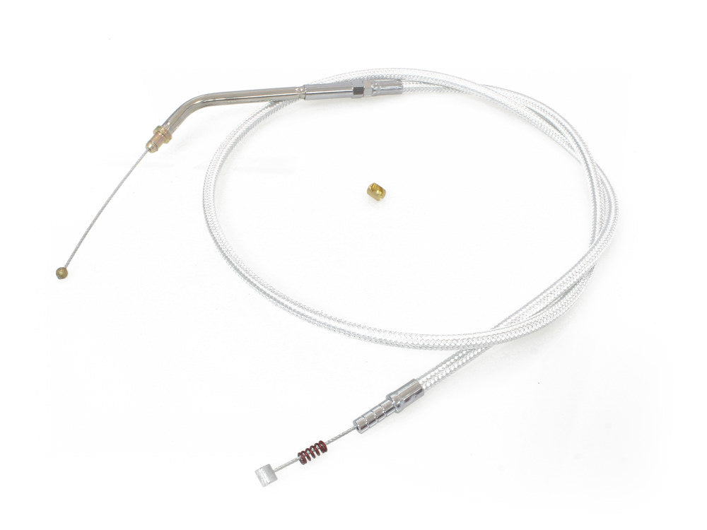 36in. Idle Cable - Sterling Chromite. Fits Sportster 2007-2021. - Magnum Shielding